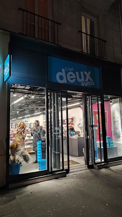 C'est deux euros Paris Saint-Antoine, Magasin Discount à Paris 04